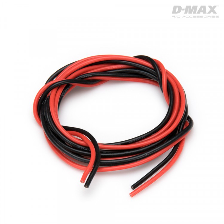 สายเคเบิลซิลิโคน 1 ซม. 20AWG สายเคเบิลซิลิโคน ยืดหยุ่น แบตเตอรี่ Lipo 1S สําหรับเครื่องบิน คอร์ดคอปเ