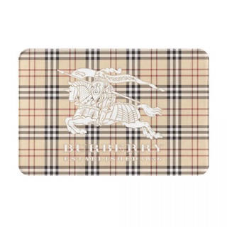 Burberry (4) พรมเช็ดเท้า ผ้าสักหลาด กันลื่น ดูดซับน้ํา แห้งเร็ว 16x24 นิ้ว สําหรับห้องน้ํา พร้อมส่ง