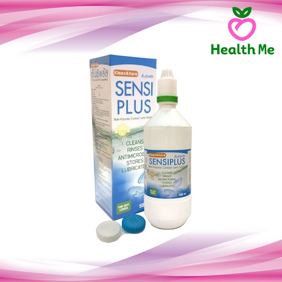 SENSI PLUS 100/500ML เซ็นซิพลัส น้ำยาล้างคอนแทคเลนส์ 100 และ 500มล