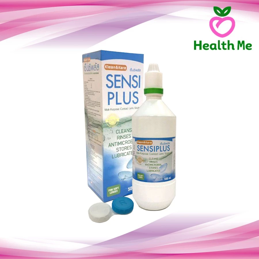 SENSI PLUS 100/500ML เซ็นซิพลัส น้ำยาล้างคอนแทคเลนส์ 100 และ 500มล