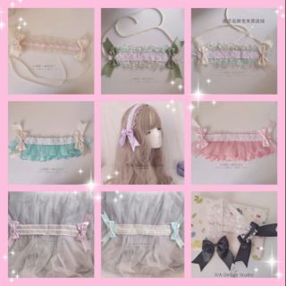 [ พร้อมส่ง​ ]​ 🌸 เฮดเดรสโลลิต้า, Head dress lolita​ 🌸