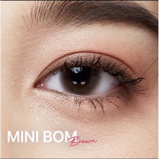 🦄🌈(0.00-5.00)Kitty Kawaii Mini Bom Brown โทนธรรมชาติ กัน UV มีเก็บปลายทาง