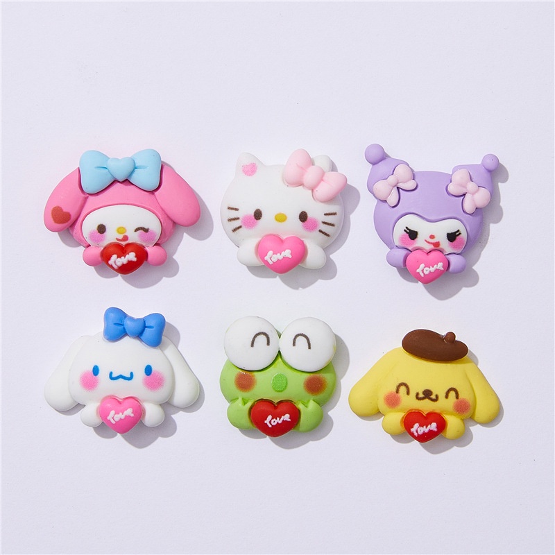 Crocs Jibbitz Charm การ์ตูนรุ่น Q อุปกรณ์เสริมสำหรับตกแต่งCrocs