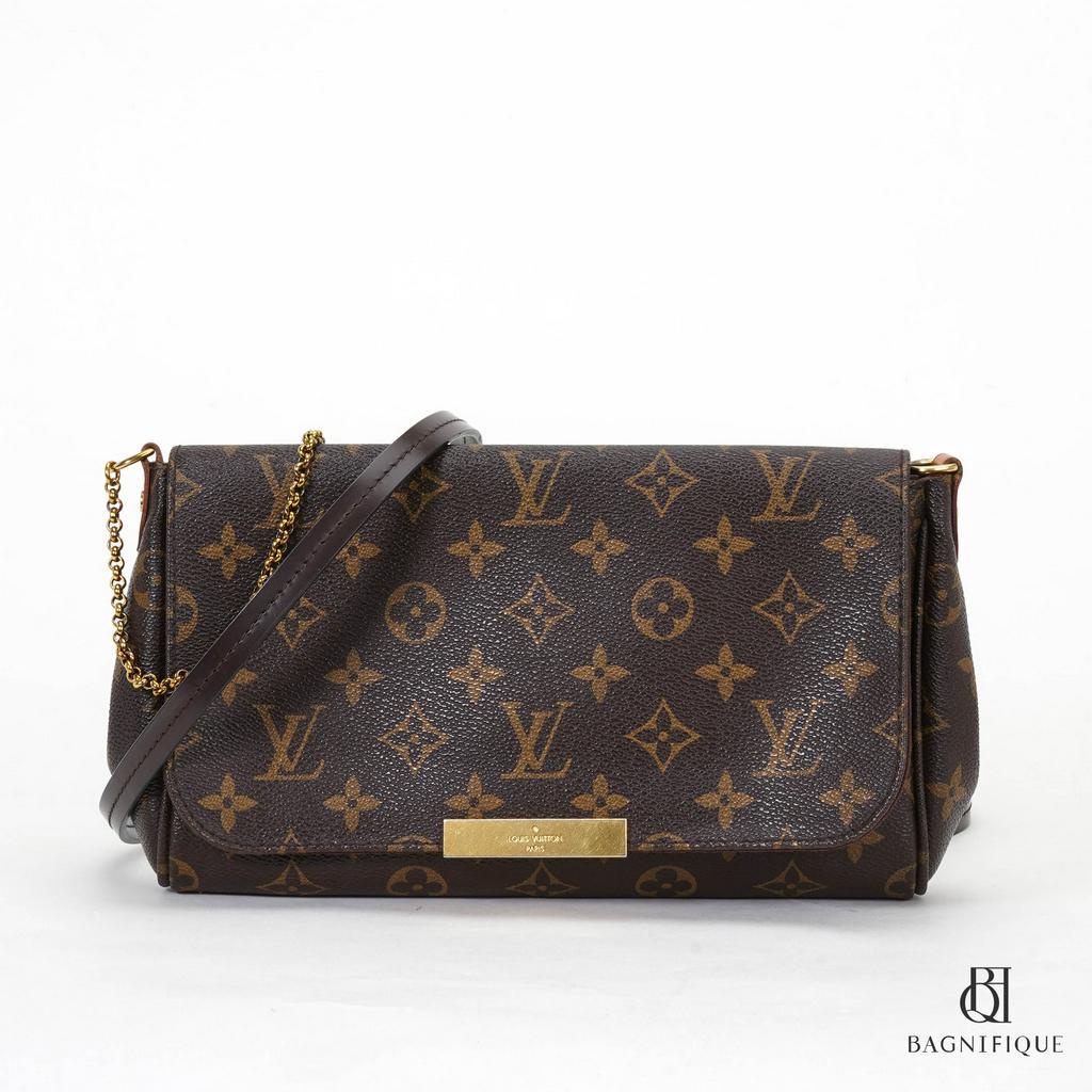 LOUIS VUITTON FAVORITE PM BROWN MONOGRAM CANVAS GHW