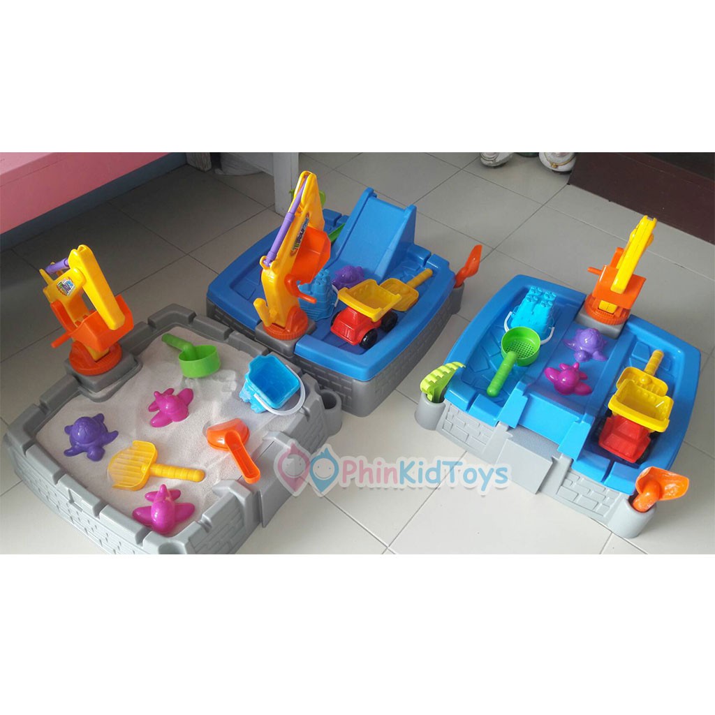 ❤️ลดเพิ่ม 10% เก็บโค้ดทักแชท ❤ กระบะทราย 2in1 Sand box กระบะทรายเด็ก - รูปที่ 5