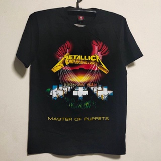 คอลูกเรือ☼✒۞เสื้อวง Metallica Tshirt Rock เสื้อวงร็อค Metallica-4XL