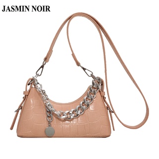 Jasmin Noir กระเป๋าสะพายข้าง ลายหนังจระเข้ พร้อมสายสะพาย สําหรับผู้หญิง