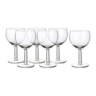 FORSIK ชุดแก้วไวท์ Wine glass สูง 13 cm, จุ 16 ซล./ 6 ชิ้น