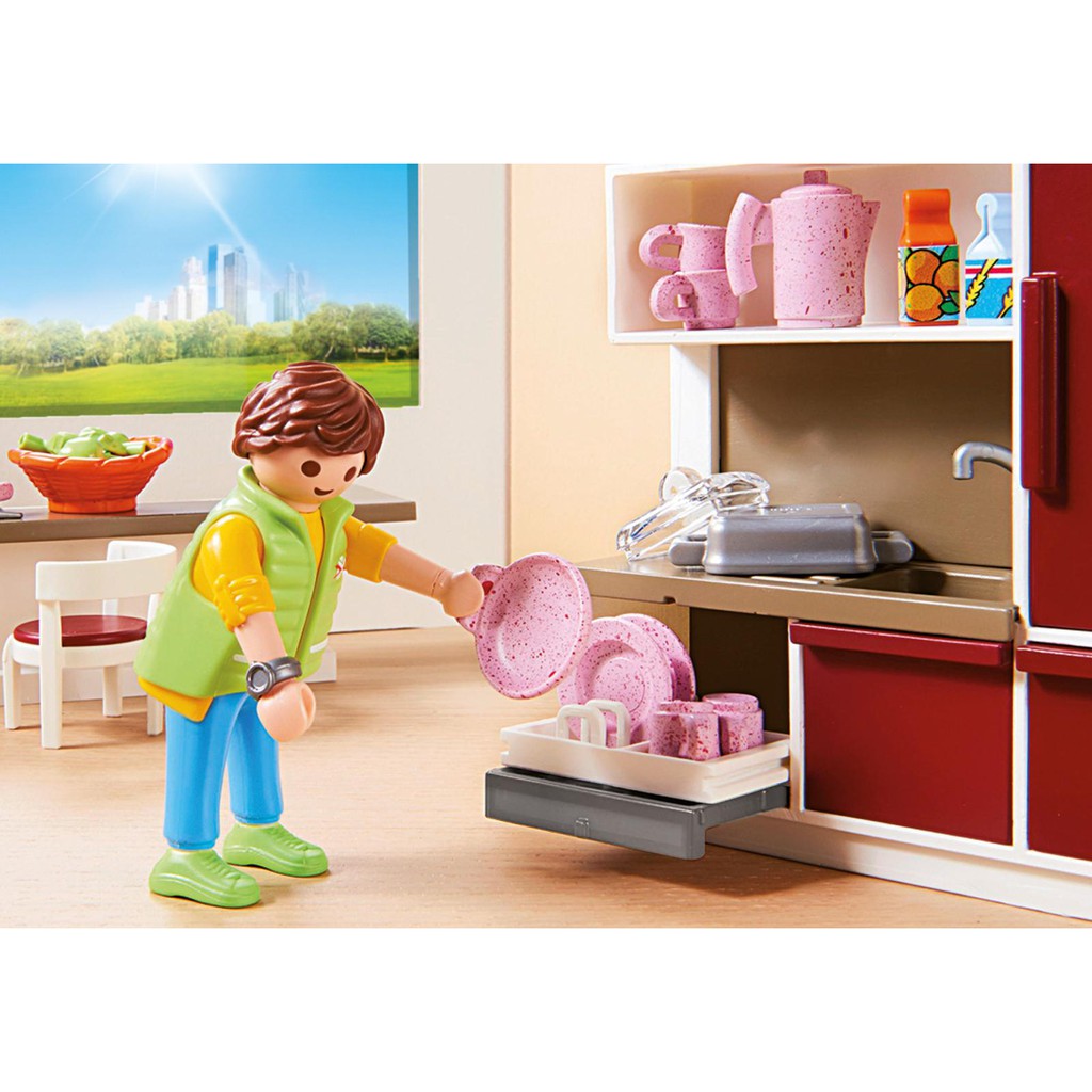 playmobil city life kitchen