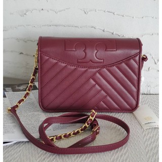 🎀 (สด-ผ่อน) กระเป๋าสะพายสีแดง 55042 Tory Burch Alexa Combo Crossbody