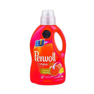 น้ำยาซักผ้า น้ำยาซักผ้า(สำหรับผ้าสี) PERWOLL 1.5 ลิตร อุปกรณ์ ผลิตภัณฑ์ซักรีด ของใช้ภายในบ้าน LIQUID LAUNDRY DETERGENT(C