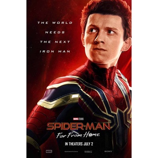 โปสเตอร์หนัง Spider Man สไปเดอร์แมน Superhero Movie Poster ภาพติดผนัง ตกแต่งบ้าน รูปติดห้อง ของสะสม ร้านคนไทย 77poster