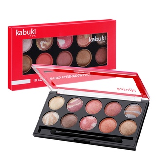 Kabuki คาบูกิ เท็น คัลเลอร์ เบคท์ อายแชโดว์ พาเลท K2005