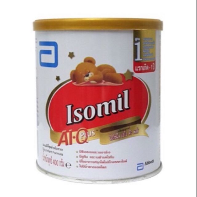 Isomil AI-Q Plus 400g (แรกเกิด-1ปี) ไอโซมิล แรกเกิด-1ปี ( นมถั่วเหลือง)  Exp: 06/2022