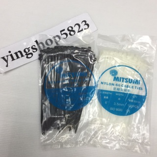 MITSUMI สายรัดเคเบิ้ลไทร์ 6 นิ้ว (Cable Ties) 100pcs