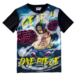 Dextreme เสื้อวันพีช สกรีนลายเต็มตัว Luffy Gear4 DOP-797