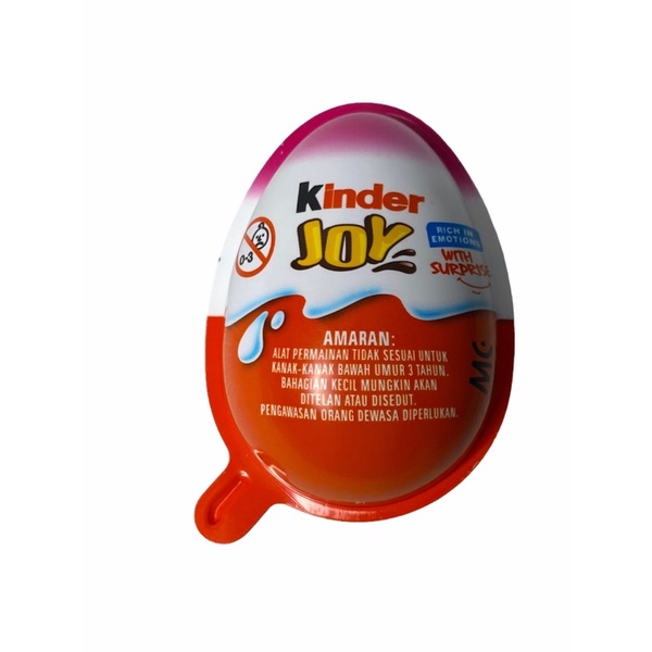 KINDER JOY ซ็อกโกลแลตบอล รุ่น ลูกไข่ สินค้านำเข้าจากมาเลเซีย 20g  1 ลูก/บรรจุ 20g ราคาพิเศษ สินค้าพร