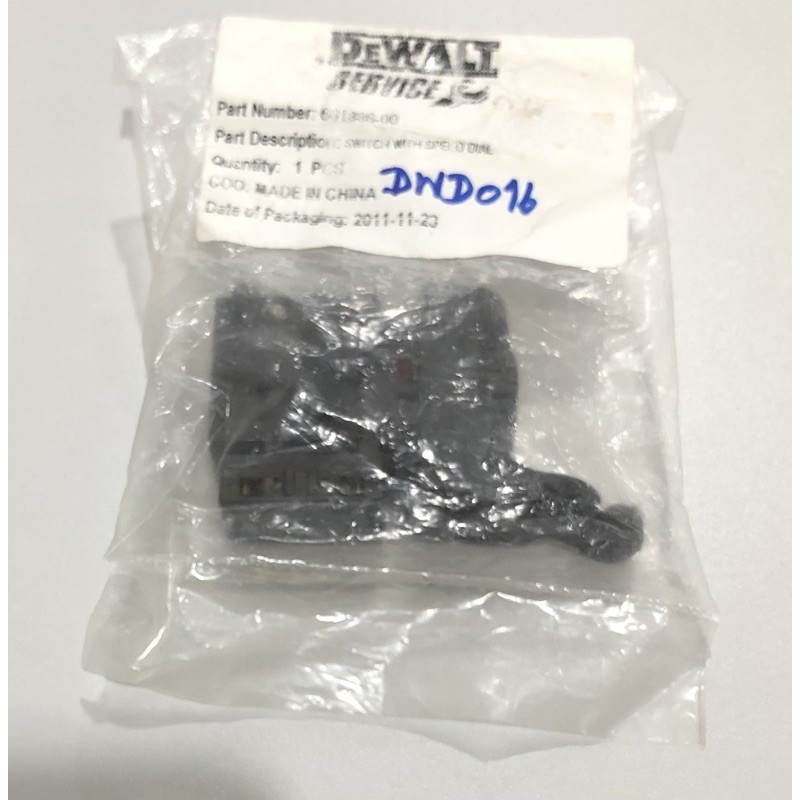 สวิตซ์ สวิทซ์ อะไหล่แท้ DWD016 DWD016-B1 DWD-016 สว่าน Dewalt
