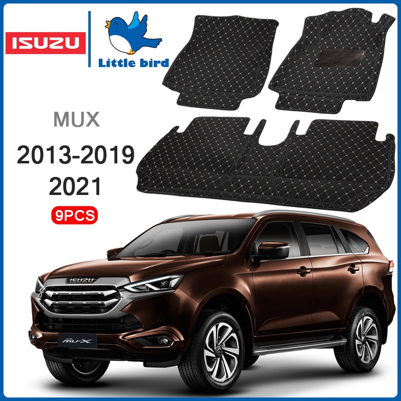 Little Bird พรมปูพื้นเข้ารูปรถยนต์ Isuzu Mux 9PCS 2013-2024 พรมปูพื้นรถยนต์ พรมรถยนต์ พรมรถยนต