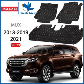 Little Bird พรมปูพื้นเข้ารูปรถยนต์ Isuzu Mux 9PCS 2013-2021 พรมปูพื้นรถยนต์ พรมรถยนต์ พรมรถยนต