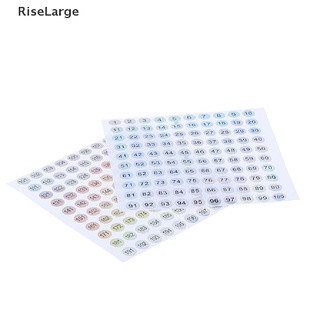 Riselarge ใหม่ สติกเกอร์เลเซอร์ กันน้ํา สําหรับติดตกแต่งเล็บ 1-200 ชิ้น