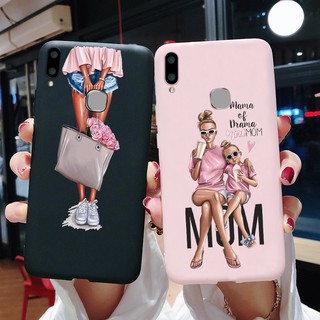 Cute Baby Fashion Girls Phone Case Vivo V9 1723 V9 Youth V 9 Pro Y85 Casing Soft TPU Shockproof Slim Matte Back Cover