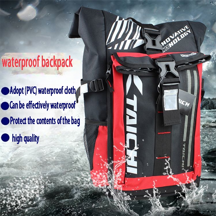 2025 กระเป๋าเป้สะพายหลังผู้ชายใหญ่ กระเป๋ารถจักรยานยนต์กันน้ํา Rider Backpack Cycling Outdoor beg RS