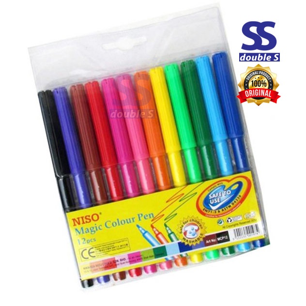 Niso Magic Colour Pen 12 สี