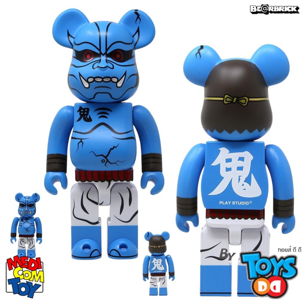Be@rbrick 400% & 100% Aooni Shinobu (Blue)