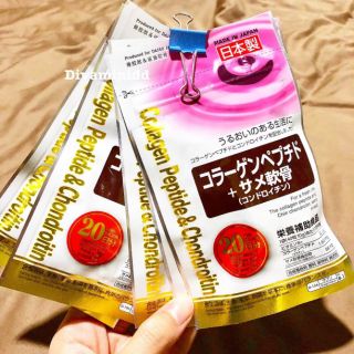 Daiso Collagen Peptide &amp; Chondroitin 20 วัน