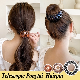 Fashion  Women Ponytail Buckle Hairpins /  Bird Nest Bun  Hair Claw Clips  / Ponytail Bundled Fixed Hair Hairstyle Claws