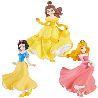 Disney Prunelle Doll 2 Special Set กล่องไม่สวย โมเดลเจ้าหญิง กาชาปองดิสนีย์ ฟิกเกอร์แท้ Belle Aurora Snow White Gashapon