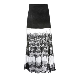 [ส่งฟรี] Senada AW2017 Lace Maxi Skirt