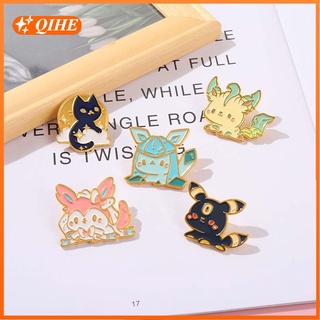 "Pokemon" Cartoon Enamel Brooch Day Cartoon Lapel Pin Backpack Badge Collectible Jewelry Gift for A Friend