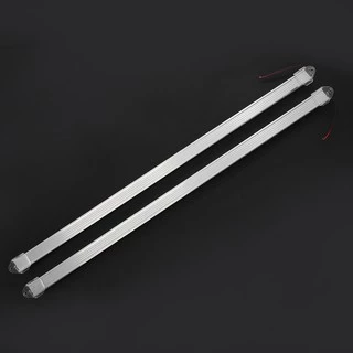 แถบไฟ LED อลูมิเนียม สีขาว กันน้ำ 12V ขนาด 50 เซนติเมตร 2 ชิ้น