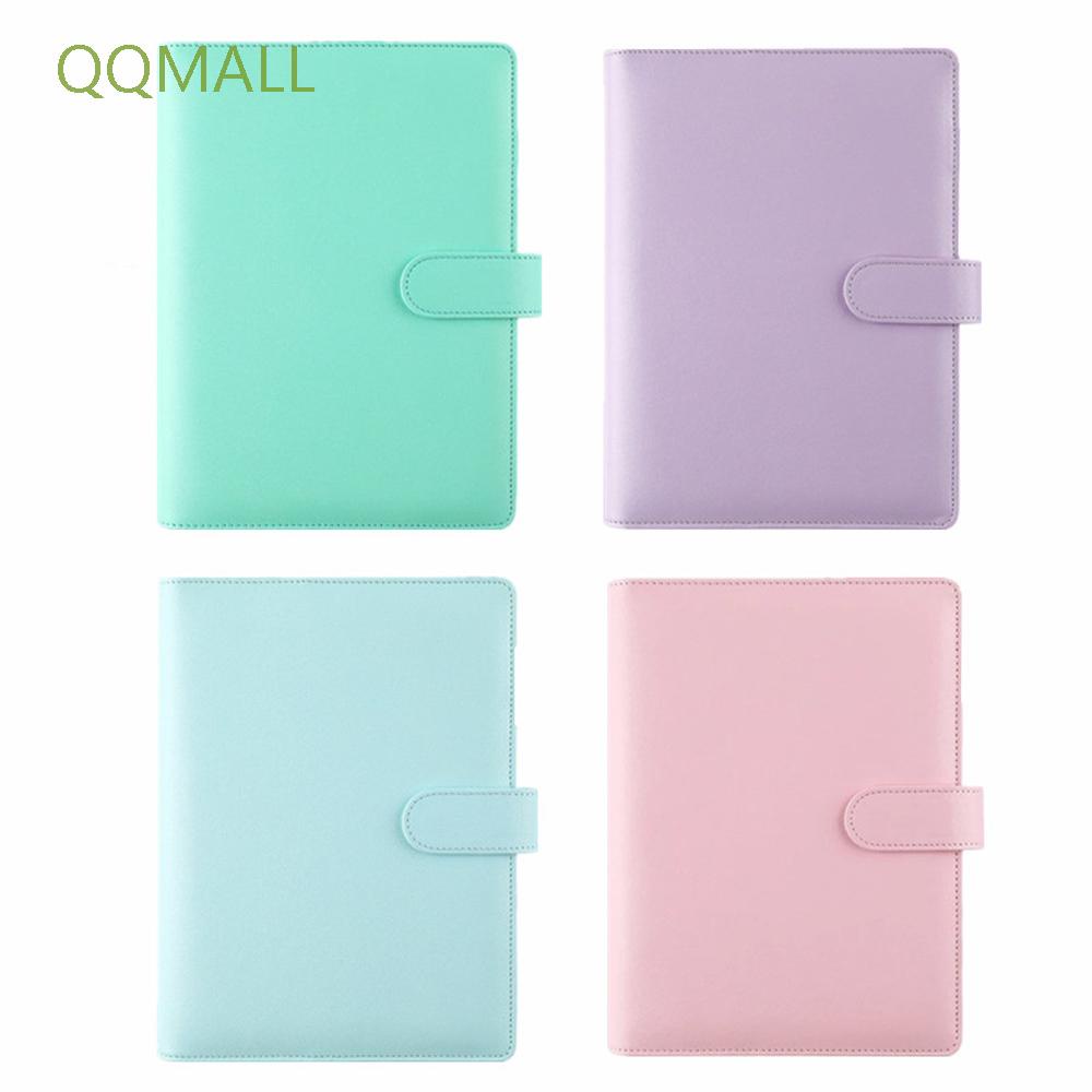 Qqmall แผ่นโฟลเดอร์ Diy สําหรับใส่เครื่องเขียนโน๊ตบุ๊คหลากสี
