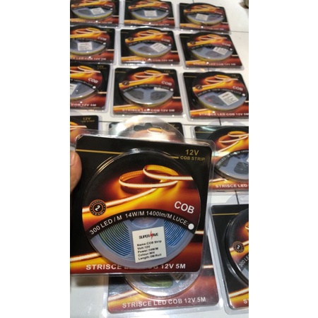 ไฟเส้น รุ่นใหม่ 5M LED Strip Light COB LED Light Strip 300 LEDs 1400lm High Density Flexible Light S