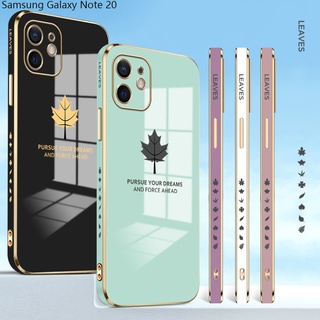 Compatible With Samsung Galaxy Note 20 10 Lite Plus Ultra เคสซัมซุง สำหรับ Case Maple Leaf TPU เคส เคสโทรศัพท์ เคสมือถือ