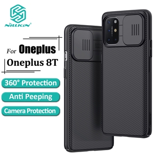 Nillkin Camshield เคส สำหรับ Oneplus 8T หรูหรา PC ยาก เคสโทรศัพท์ พร้อมระบบกันสไลด์กล้องฝาหลังกันกระแทก