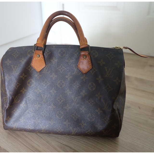 ของแท้ 100% ส่งต่อ LV SPEEDY MONOGRAM VINTAGE 30 สภาพดี
