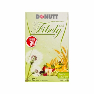 DONUTT Fibely โดนัทท์ ไฟบีลี่ 10 ซอง/กล่อง