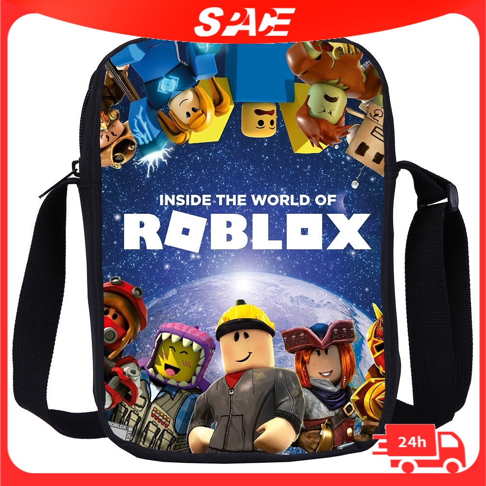 ROBLOX Messenger Bag School Student Children Shoulder Bag Boy Anime Messenger Bag