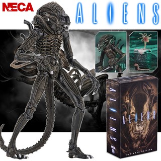 Figma งานแท้ Original ฟิกม่า NECA Reel Toys Aliens Warrior 1986 เอเลี่ยน 2 ฝูงมฤตยูนอกโลก Brown Alien Ultimate Edition