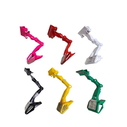 ตัวหนีบป้ายราคา งอได้ 2ข้อ ราคา ถูก ที่หนีบ ป้ายแบบหยัก คลิปหนีบงอได้ พร้อมส่ง  ตัวหนีบป้าย คละสี - รูปที่ 2