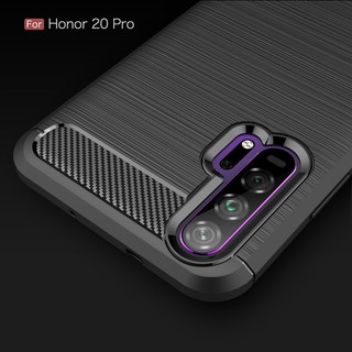 เคสโทรศัพท์คาร์บอนไฟเบอร์แบบบางพิเศษสำหรับ Huawei Honor 20 Pro Nova 5T