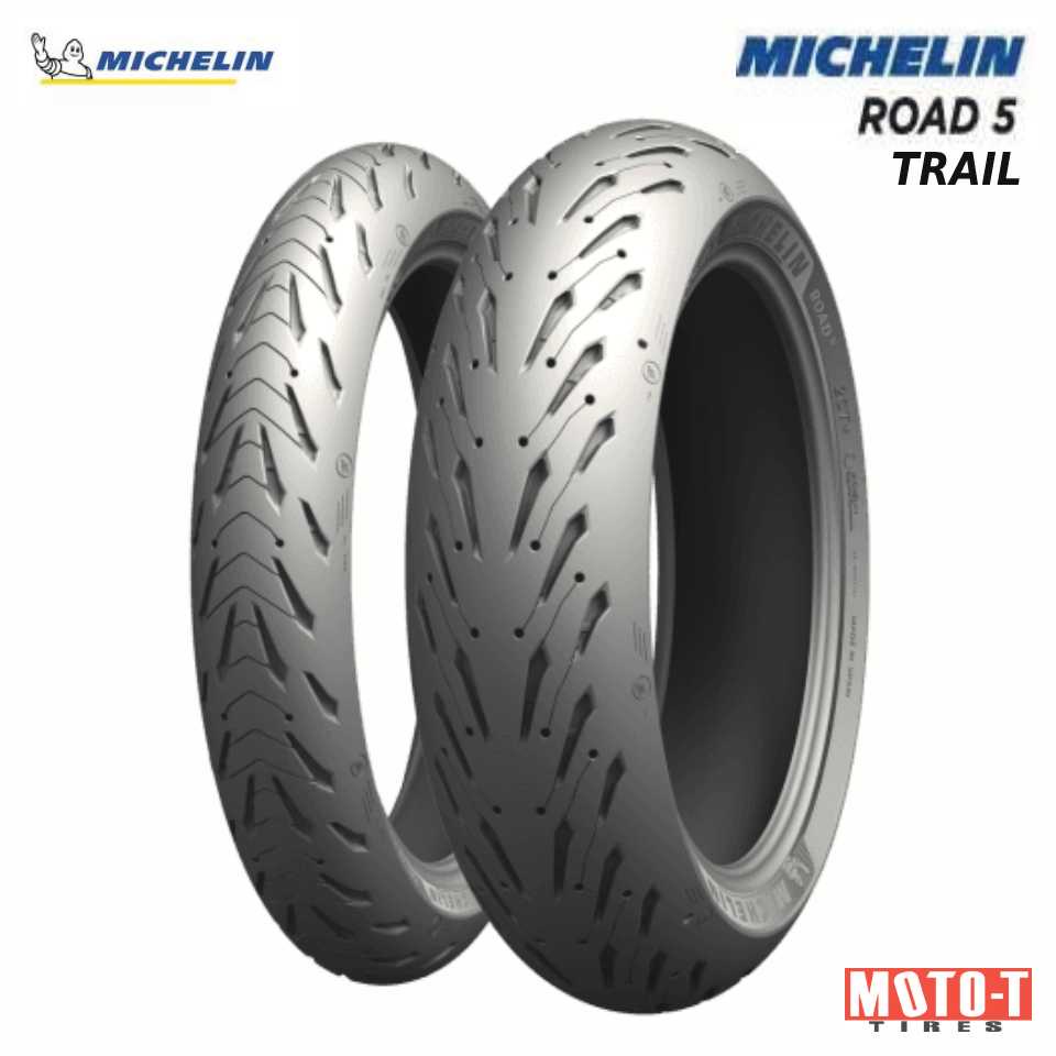 [ส่งฟรี]ยางนอกมอเตอร์ไซค์ Michelin Road 5 Trial (BMW R1200GS,CB500X)