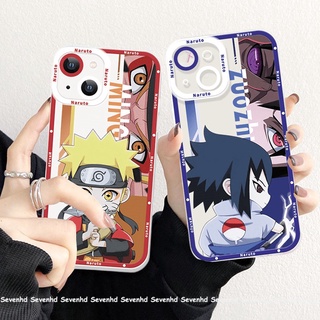 เคสโทรศัพท์มือถือ ลายการ์ตูนนารูโตะ และซาสึเกะ สําหรับ iPhone 14 13 12 11 Pro Max SE2020 X XR Xs Max 7 8 6 6s Plus