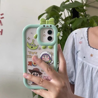 เคสโทรศัพท์มือถือ TPU กันกระแทกสี่มุม ลาย Buzz Lightyear สําหรับ iPhone 14 14pro 14max 14prm iPhone 13 13pro 13prm iPhone 11 6splus 7Plus 8Plus Xr XS 13 12 Pro Max