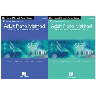 Adult Piano Method Book 1 , 2 (Lessons, Solos, Technique, &amp; Theory)