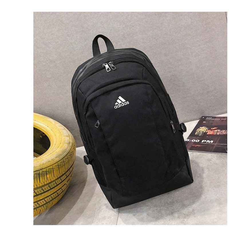 ADIDASกระเป๋าเป้แฟชั่นลำลองสำหรับผู้ชายและผู้หญิงรุ่นใหม่